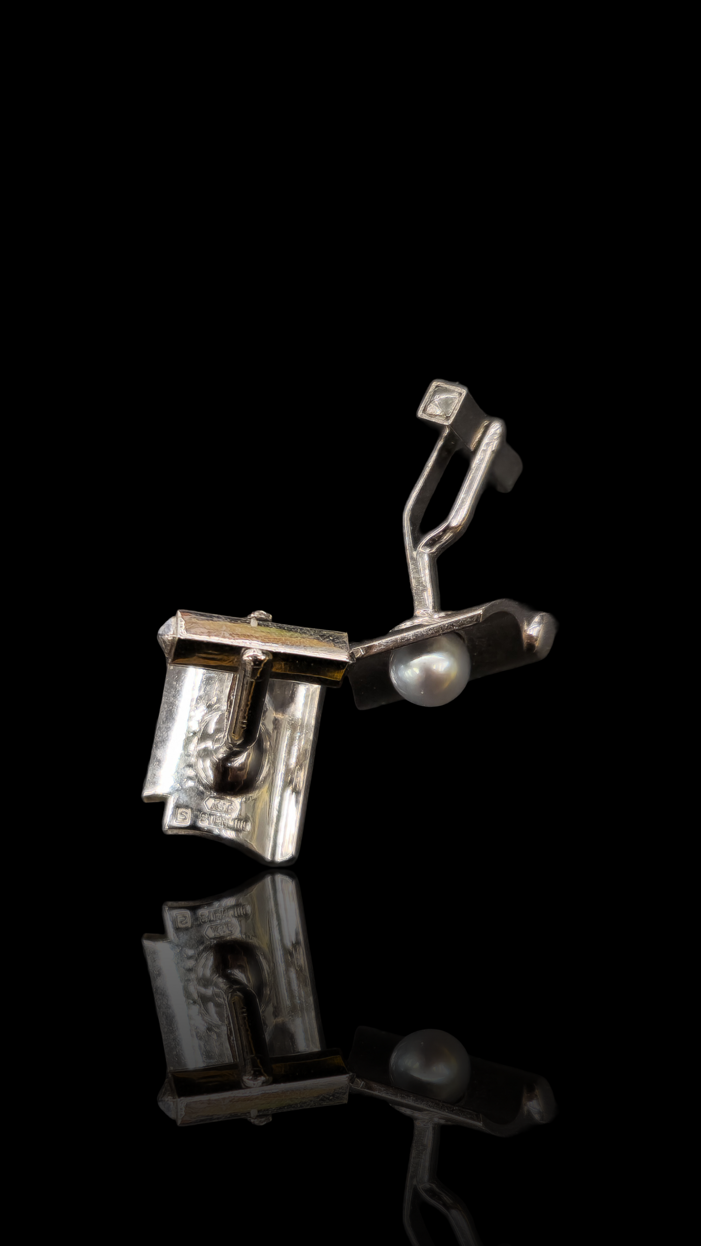 Sterling silver cufflinks