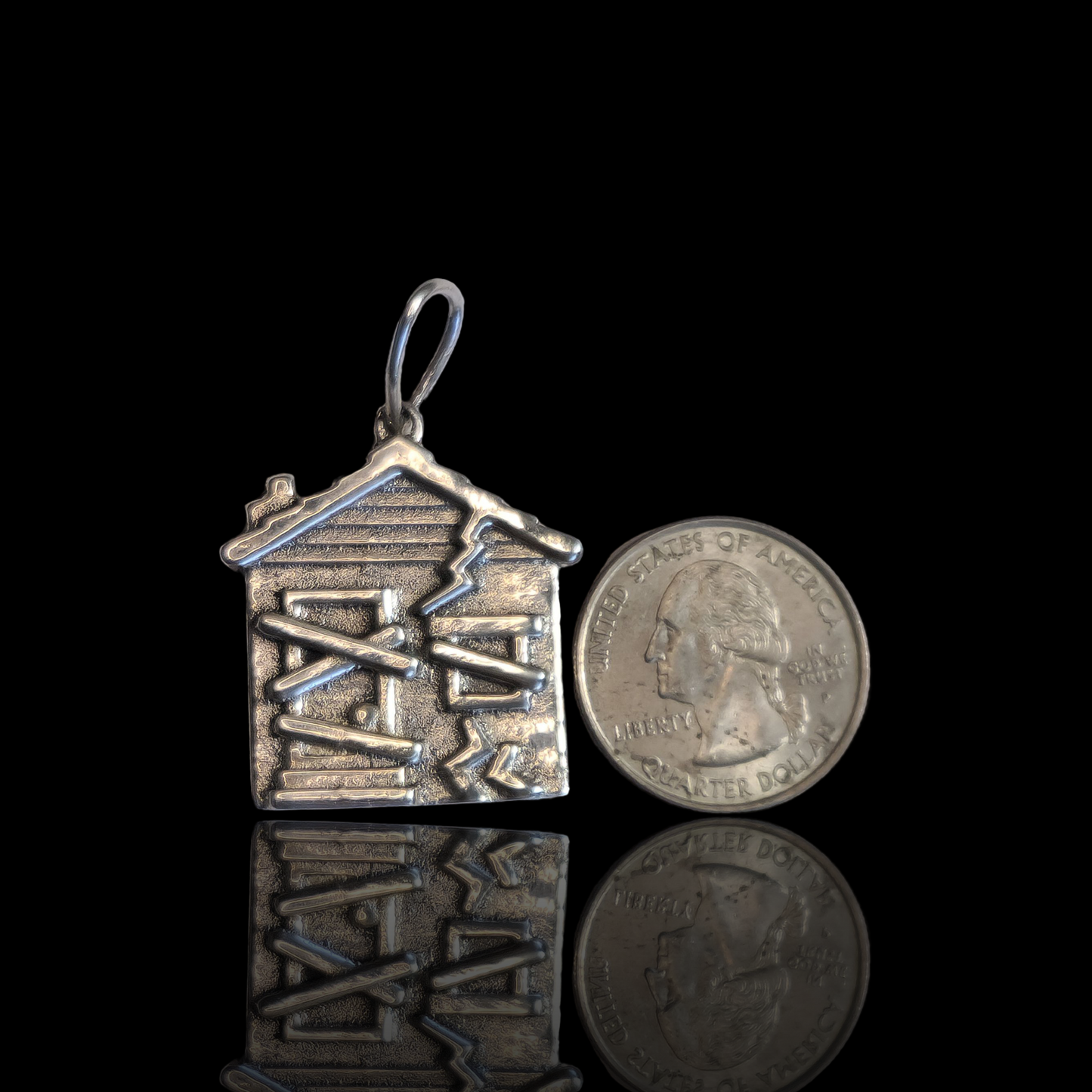 Handmade traphouse pendant 925