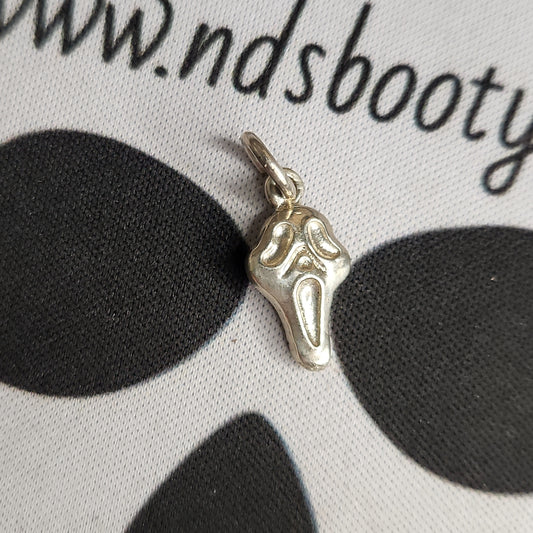 Handmade 925 scream mask charm