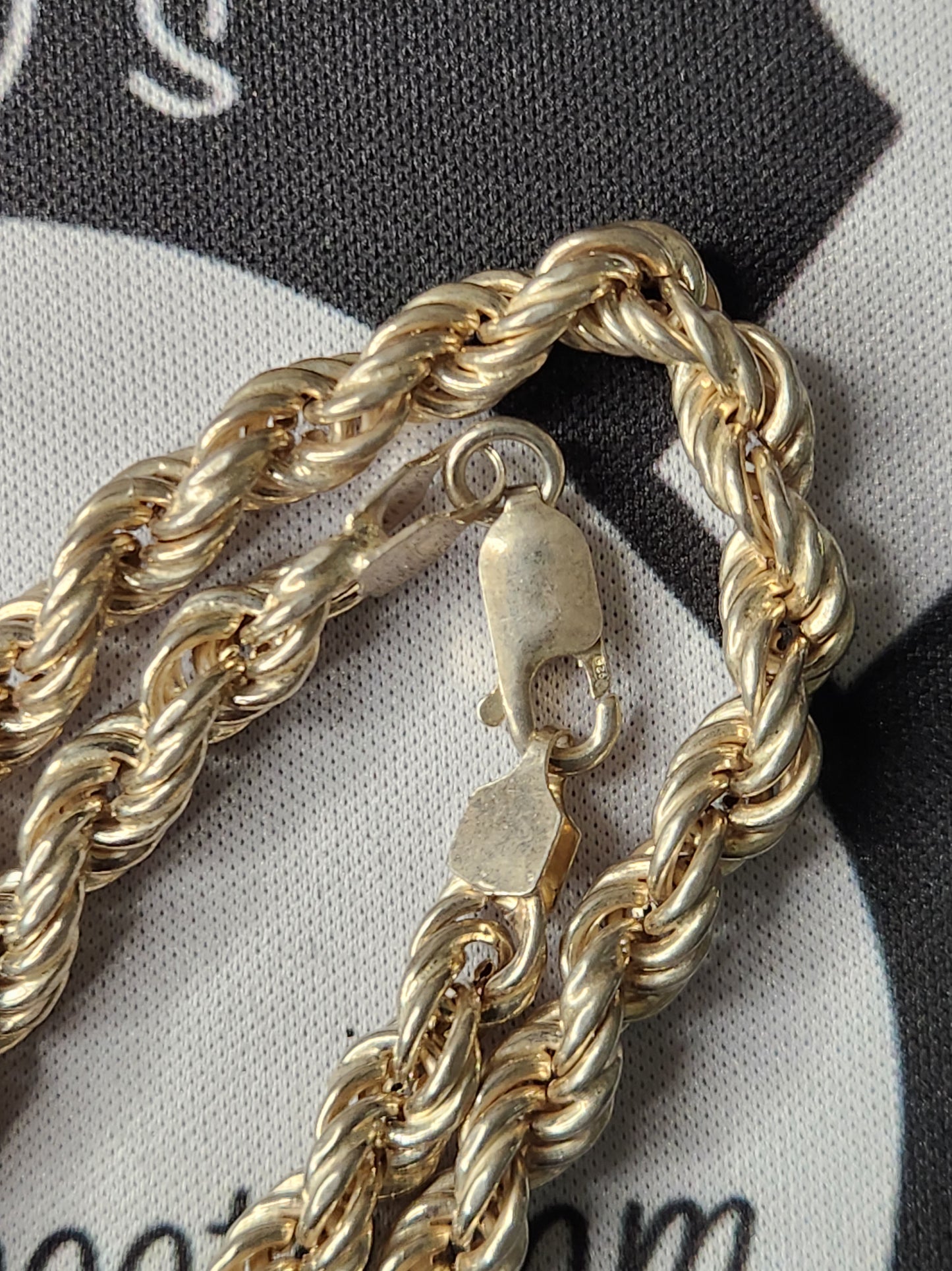 .925 Vintage 20" Rope Necklace