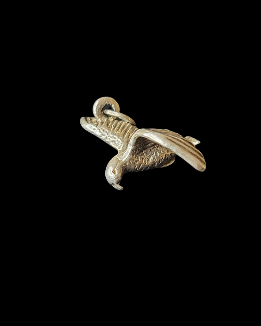 .925 Sterling Silver Seagull Charm