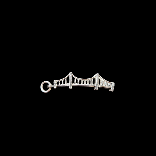 .925 Sterling Silver Golden Gate Bridge Charm